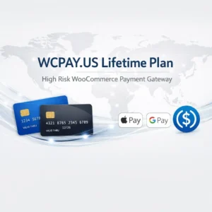 High risk WooCommerce payment gateway with instant USDC payouts supporting global card payments, Apple Pay and Google Pay