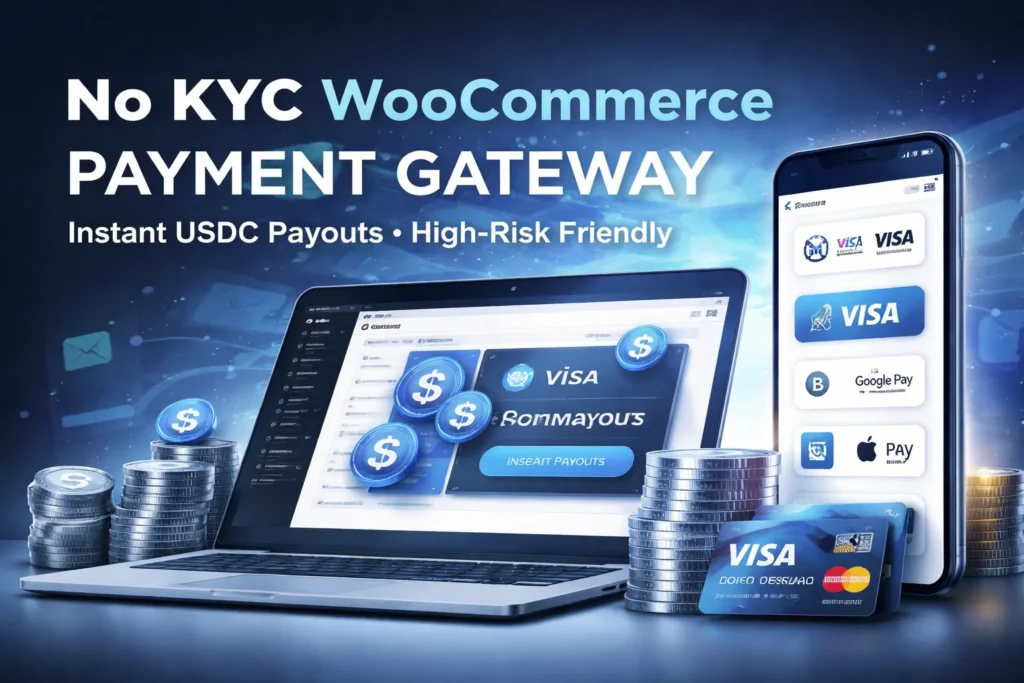 WooCommerce No KYC Payment Gateway with Instant USDC Payouts