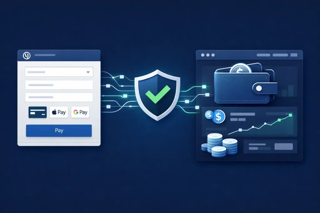 Zero chargeback high-risk payment gateway for WooCommerce with instant USDC payouts and global card payments