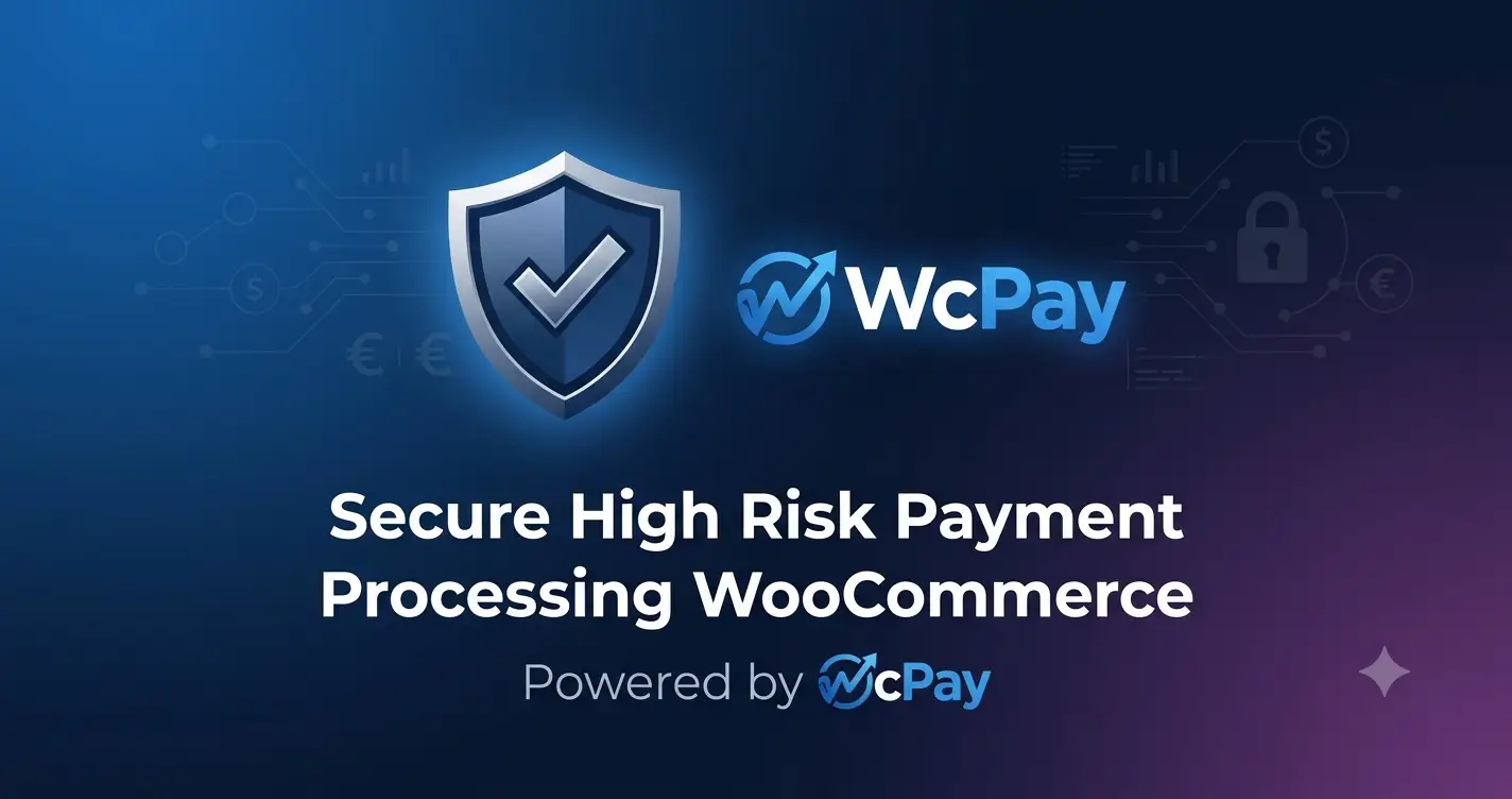 WcPay card2crypto gateway dashboard for WooCommerce high risk stores