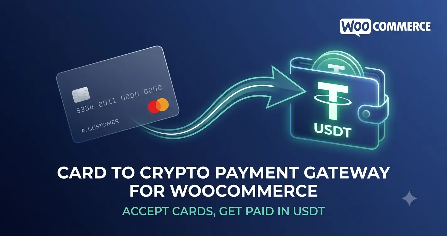 WcPay card to crypto checkout on WooCommerce store