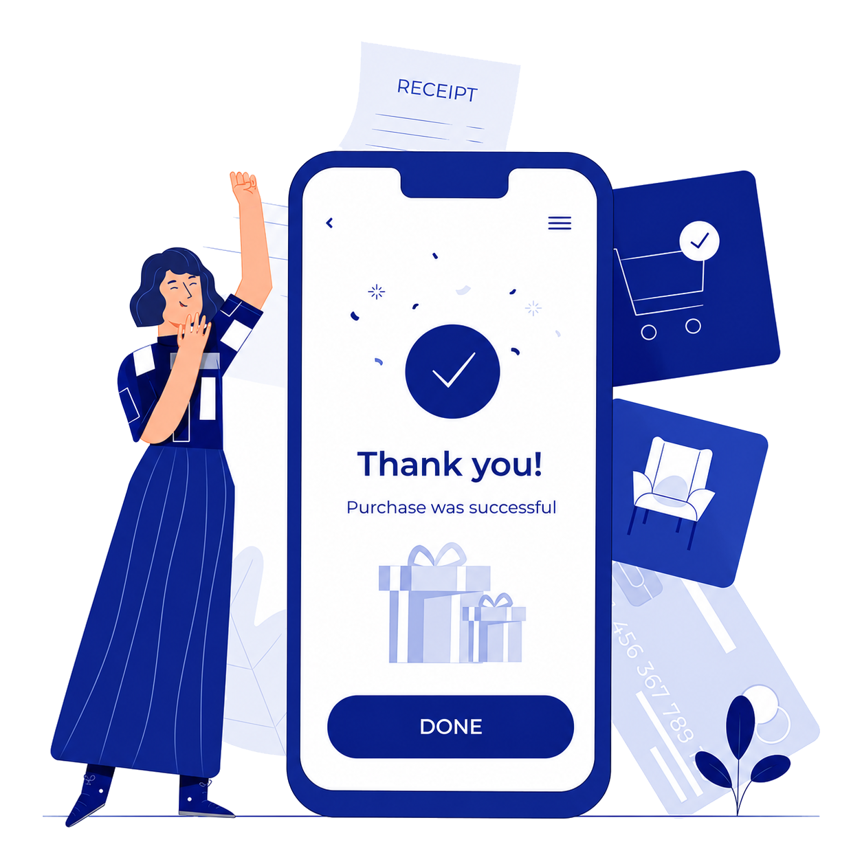 Successful payment confirmation on a WooCommerce high-risk store checkout using WcPay