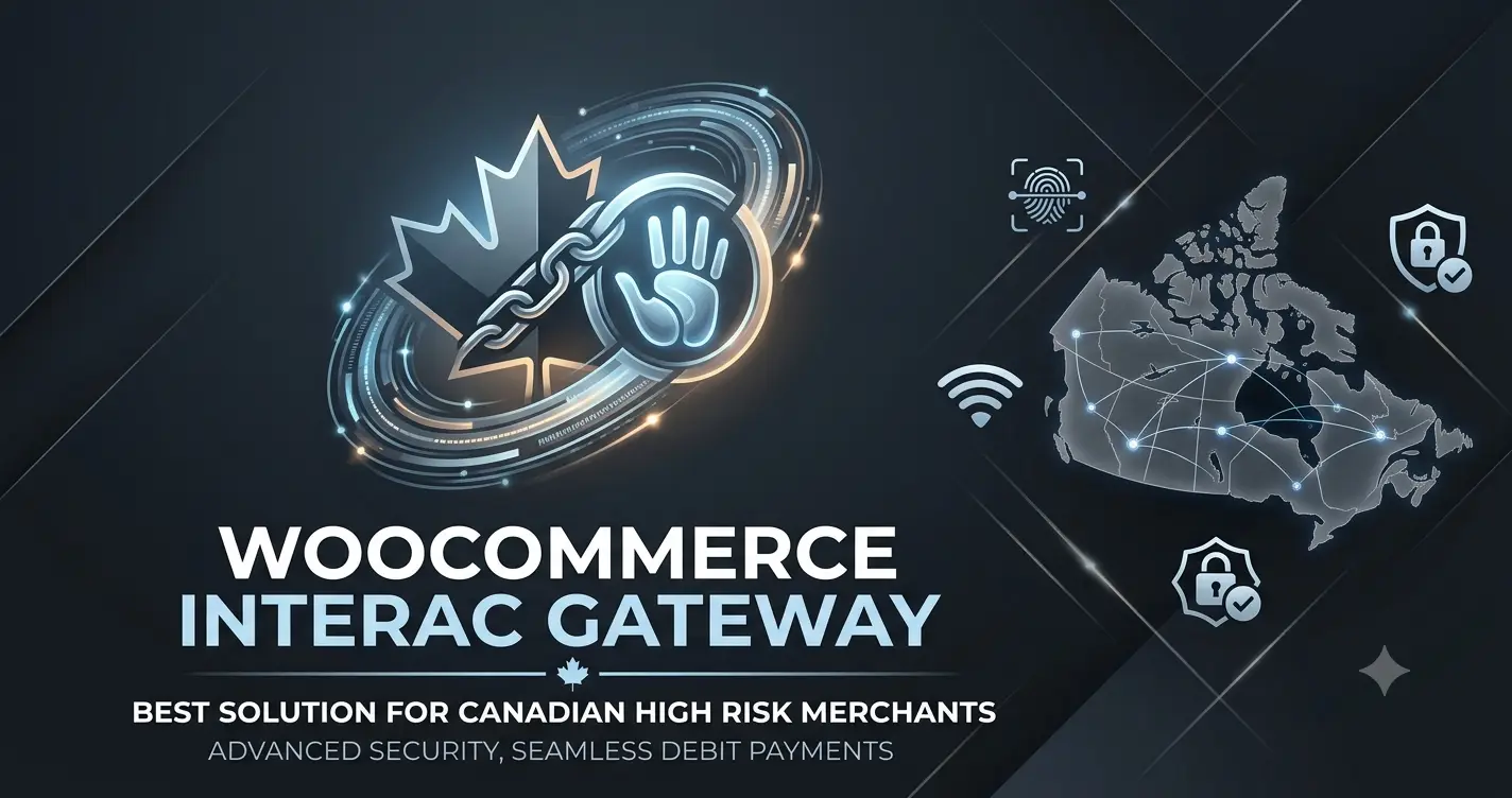 WooCommerce Interac gateway checkout page on a Canadian store