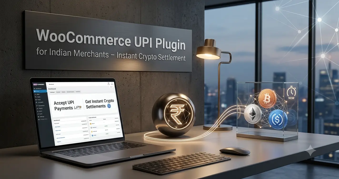 WooCommerce UPI plugin checkout page showing UPI payment option
