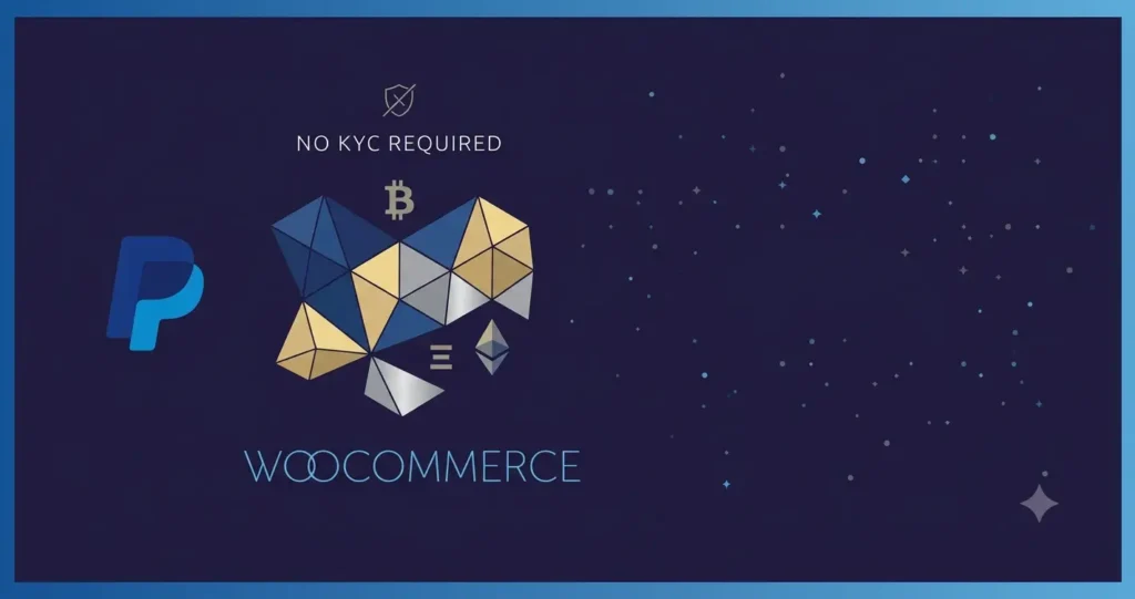Buy crypto with PayPal on WooCommerce without KYC using WCPAY