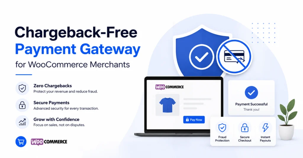 chargeback-free payment gateway for WooCommerce merchants using USDT