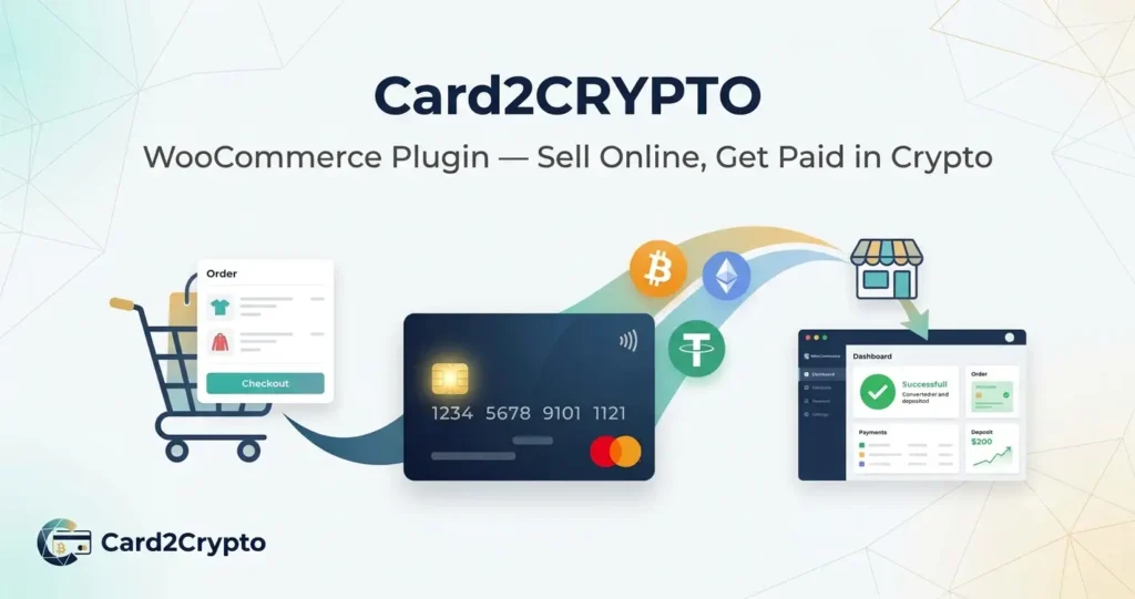 Card2Crypto WooCommerce plugin instant USDT payout setup